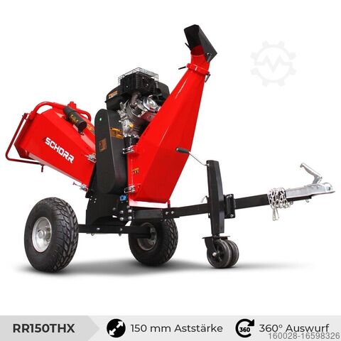 Shredder Shredder Gasoline shredder E-Star SCHORR Holzhäcksler RR150THX 150mm