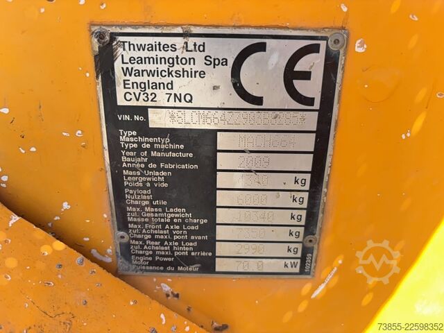 Site Dumper Thwaites Mach 664