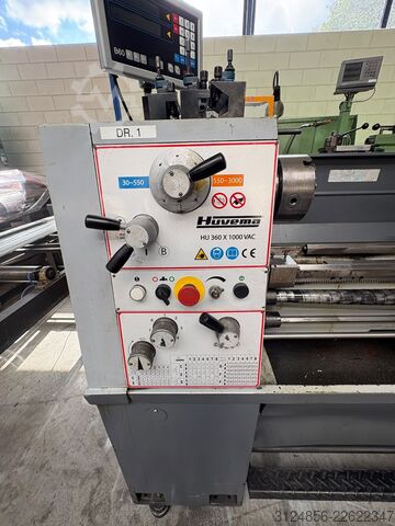 Konventionelle Drehmaschine Huvema HU 360 x 100 VAC