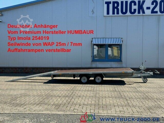 Autotransporter Anhänger Humbaur Imola Trailer 3.000Kg + Seilwinde 25m / 7 mm