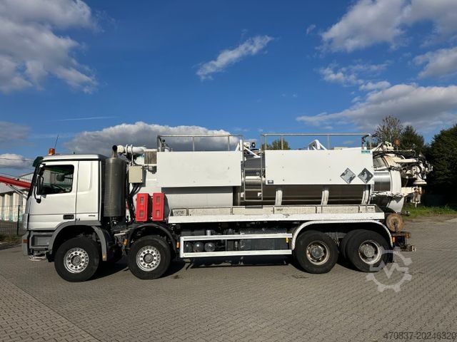 Vacuum tank truck MERCEDES-BENZ Actros 4141 K / 8x4 / KOKS Kombi