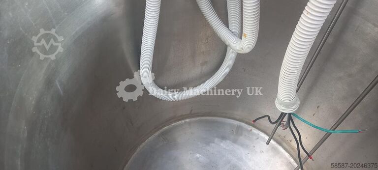 Milk Batch pasteuriser 600 L with control panel and chart recorder Dairy Machinery UK BPT 600