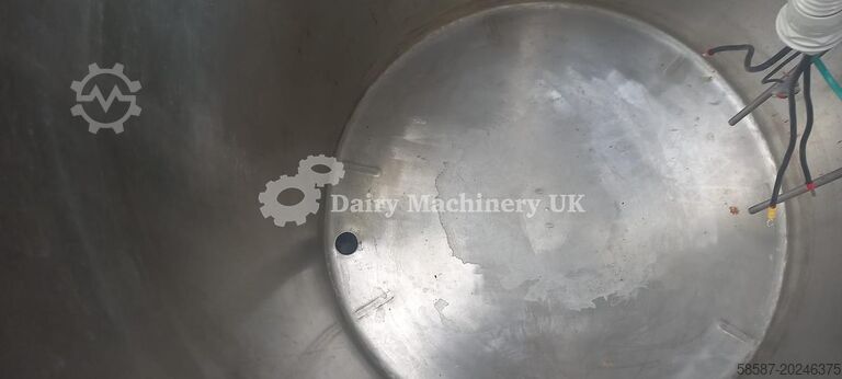 Milk Batch pasteuriser 600 L with control panel and chart recorder Dairy Machinery UK BPT 600