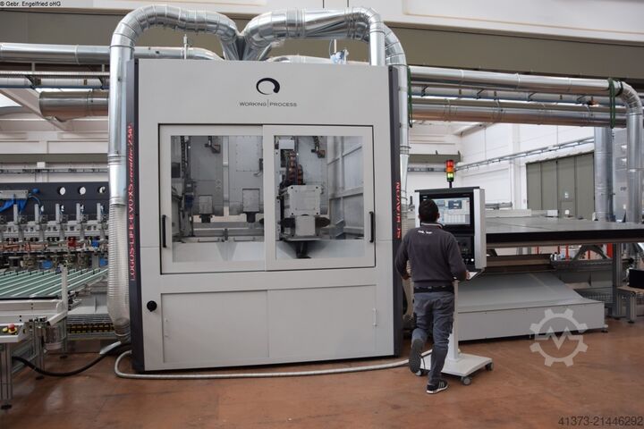 CNC-Bearbeitungszentrum Fenster u. Türen WORKING PROCESS Logos Life Evo XS Video