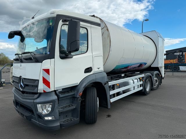 Garbage truck MERCEDES-BENZ Antos 2533 6x2 Faun Rotopress 520 / Euro 6
