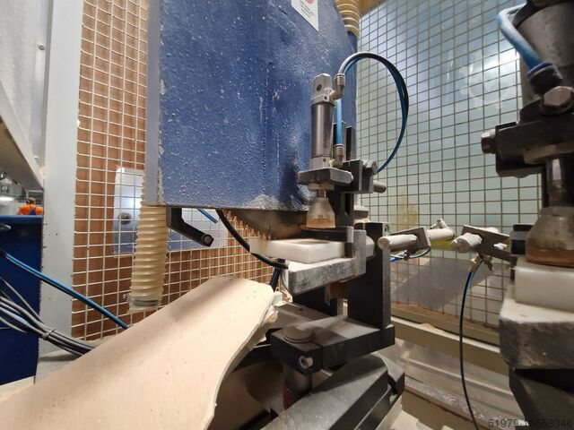 Double throughfeed saw with magazine COMEC TD-2400 + CA