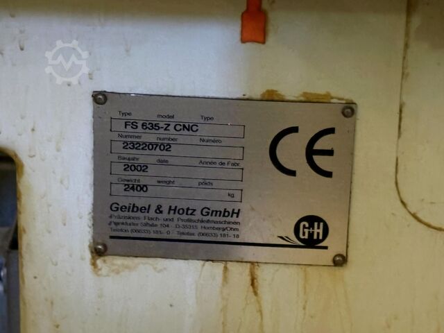Surface grinding machine GEIBEL & HOTZ FS 635 Z CNC