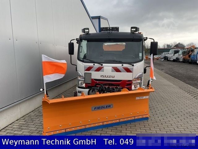 Transporter mit Kipper ISUZU NPR Aut. 5.2 Ltr. Absetzkipper+Winterdienstausr.