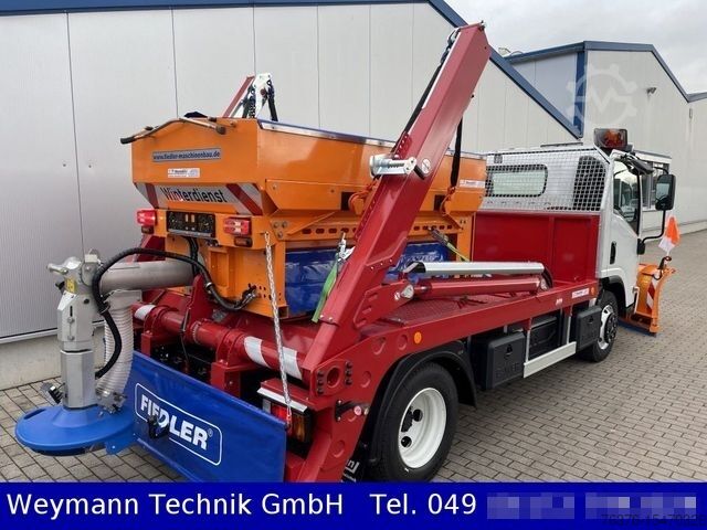 Transporter mit Kipper ISUZU NPR Aut. 5.2 Ltr. Absetzkipper+Winterdienstausr.