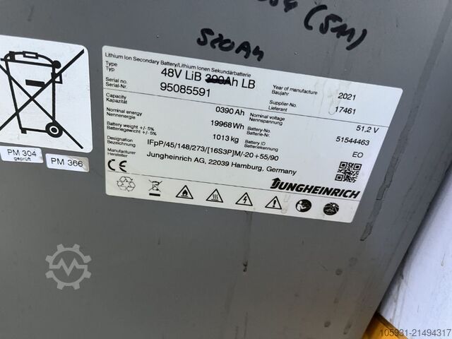 Elektro 4 Rad-Stapler Jungheinrich EFG320