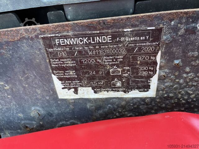Deichselstapler Linde D10
