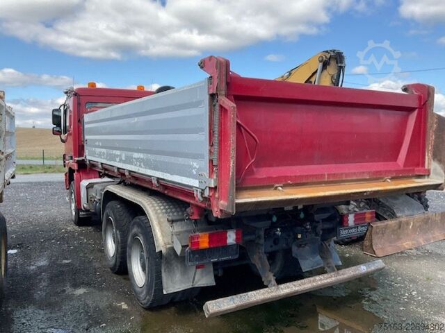 Three-sided tipper truck MERCEDES-BENZ Actros 3346 K 6x4 3-Achs Kipper Dautel 33to.Chas