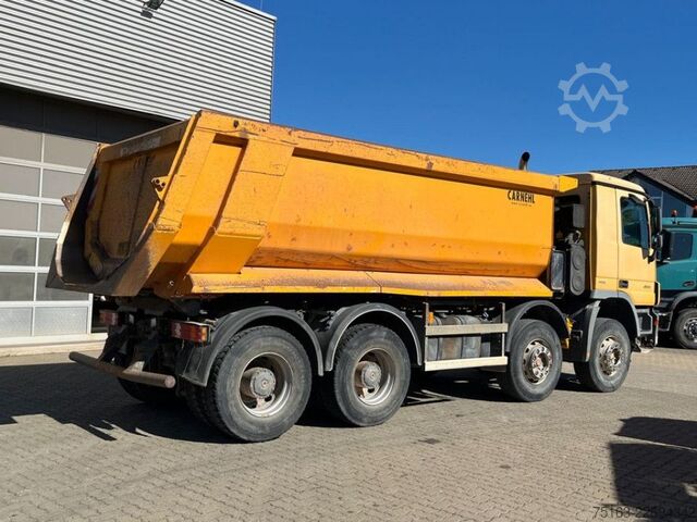 Tipper truck MERCEDES-BENZ Actros 4141 K 8x4 4 Achs Muldenkipper Carnehl De