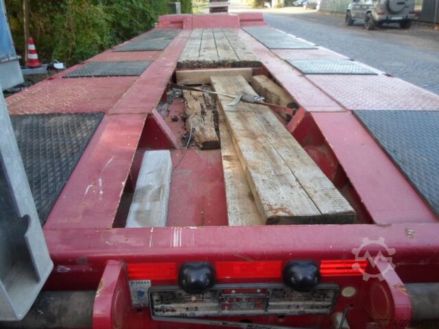 Low loader trailer MÜLLER-MITTELTAL T 4/ Tieflader 4 Achser