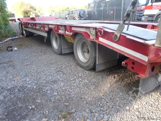 Low loader trailer MÜLLER-MITTELTAL T 4/ Tieflader 4 Achser