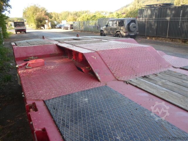 Low loader trailer MÜLLER-MITTELTAL T 4/ Tieflader 4 Achser