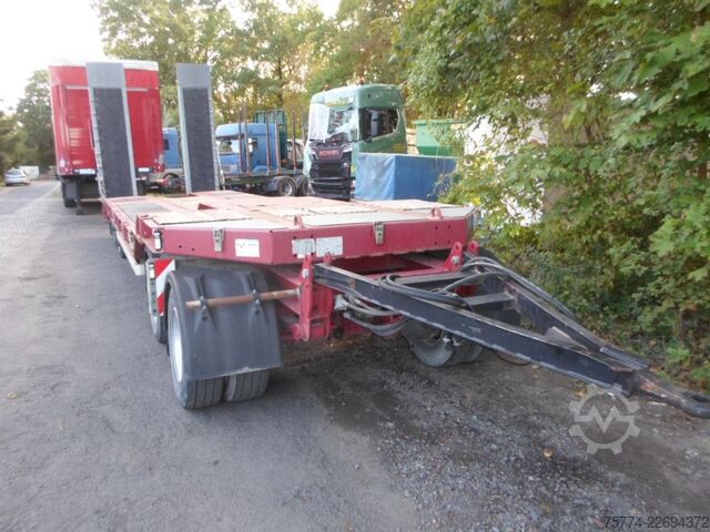 Low loader trailer MÜLLER-MITTELTAL T 4/ Tieflader 4 Achser