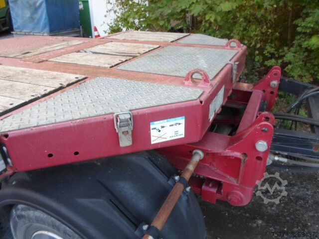 Low loader trailer MÜLLER-MITTELTAL T 4/ Tieflader 4 Achser
