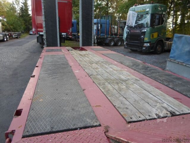 Low loader trailer MÜLLER-MITTELTAL T 4/ Tieflader 4 Achser