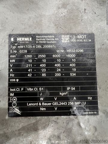 Sonstige WEISS 1747744_HI - HERMLE C1200 U