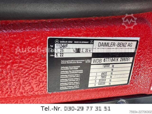Sonstige MERCEDES-BENZ 1124AF 4x4 Autm TLF 16/25 firefighter Tank 2340l