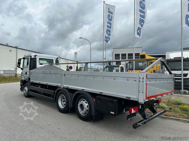 LKW mit Pritsche (offen) MAN TGS 26.360 LL/Pritsche 7,10 m/Lenkachse/ 108 tkm