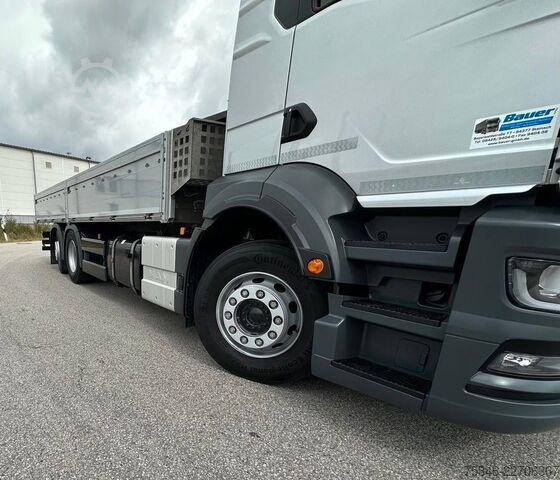 LKW mit Pritsche & Plane MAN TGS 26.360 LL/Pritsche 7,10 m/Lenkachse/ 108 tkm
