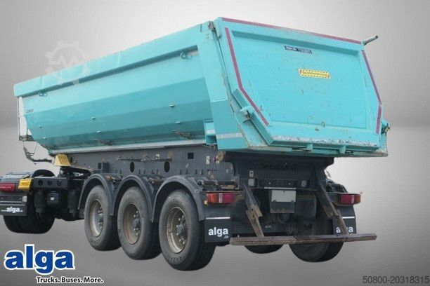 Kipper Auflieger MEILLER MHPS 12/27 NOSS1, Stahl, 26m³, BPW, Luft-Lift