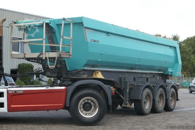 Kipper Auflieger MEILLER MHPS 12/27 NOSS1, Stahl, 26m³, BPW, Luft-Lift