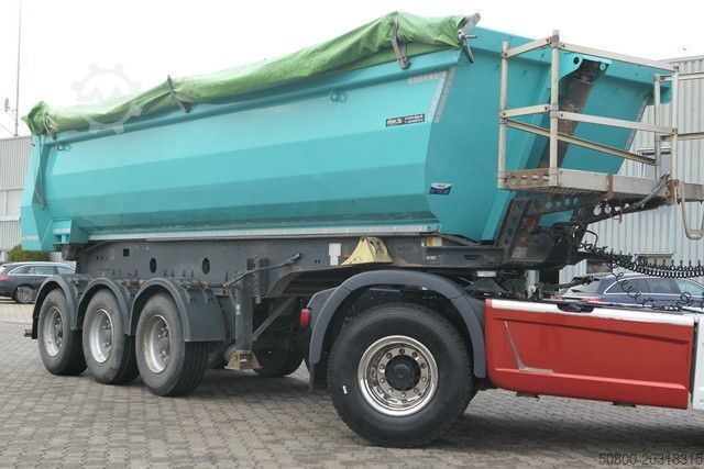 Kipper Auflieger MEILLER MHPS 12/27 NOSS1, Stahl, 26m³, BPW, Luft-Lift