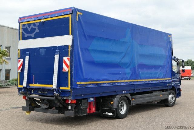 LKW mit Pritsche & Plane MERCEDES-BENZ 1224 L Atego 4x2, 7.200mm lang, AHK, LBW, Euro 6