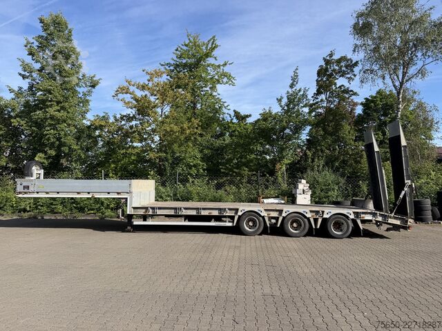 Low loader semitrailer Humbaur HTS30  3 Achs Satteltieflader, wenig benutzt