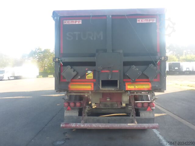 Kipper Auflieger KEMPF SKM 36/3 ALU 37m³ Lift Teflon