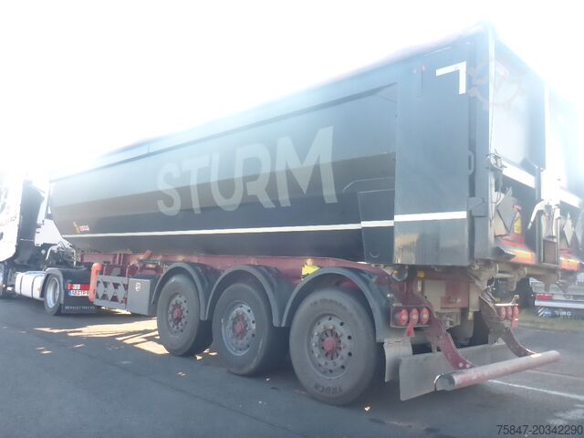 Kipper Auflieger KEMPF SKM 36/3 ALU 37m³ Lift Teflon