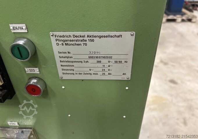 Universalfräsmaschine Deckel FP 1 Aktiv