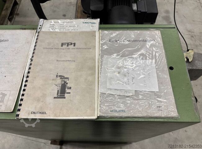 Universalfräsmaschine Deckel FP 1 Aktiv