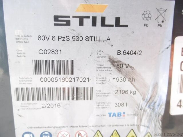 Electric 4-wheel forklift STILL RX 60-50/600 6330