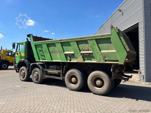 Tipper truck MERCEDES-BENZ SK 3535 AK 8x8 4 Achs Muldenkipper Meiller Deuts