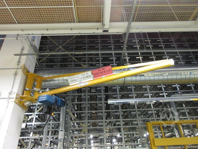 Wandschwenkkran Schwenkkran Kettenzug Demag KBK Kran Drehkran Hallenkran 2m 3m Demag KBK1 125/250Kg + Stahl Kettenzug