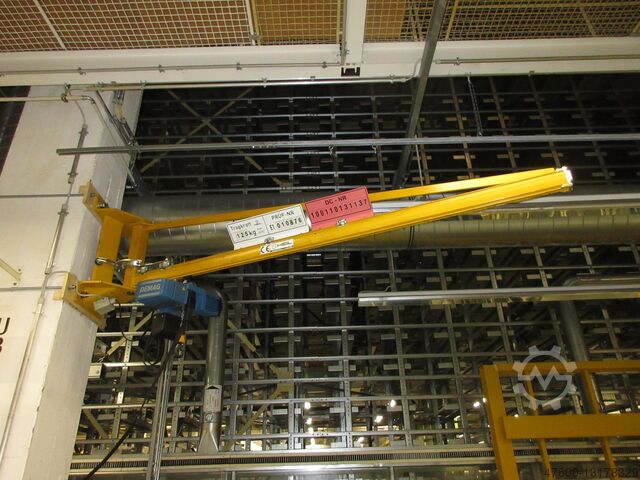 Wandschwenkkran Schwenkkran Kettenzug Demag KBK Kran Drehkran Hallenkran 2m 3m Demag KBK1 125/250Kg + Stahl Kettenzug