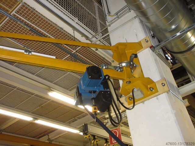 Column swing crane Chain Hoist Demag KBK Kran Drehkran Hallenkran 2m 3m Demag KBK1 125/250Kg + Stahl Kettenzug