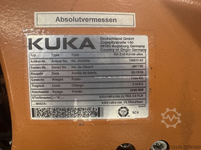 Industrieroboter KUKA KR 210 R3100 ultra