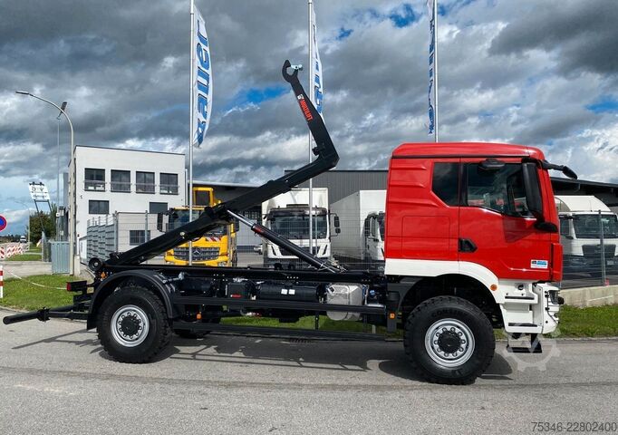 Sonstige MAN TGM 18.250 4x4 /Abroller/Hiab/NL 9,3 to/3-Sitze