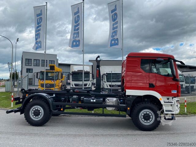Sonstige MAN TGM 18.250 4x4 /Abroller/Hiab/NL 9,3 to/3-Sitze