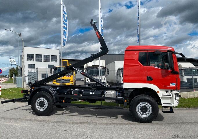 Sonstige MAN TGM 18.250 4x4 /Abroller/Hiab/NL 9,3 to/3-Sitze