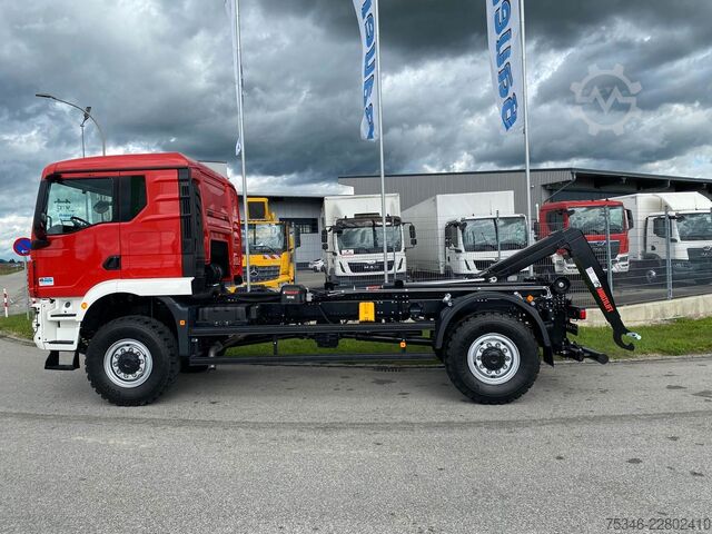 Sonstige MAN TGM 18.250 4x4 /Abroller/Hiab/NL 9,3 to/3-Sitze