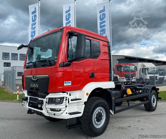 Sonstige MAN TGM 18.250 4x4 /Abroller/Hiab/NL 9,3 to/3-Sitze