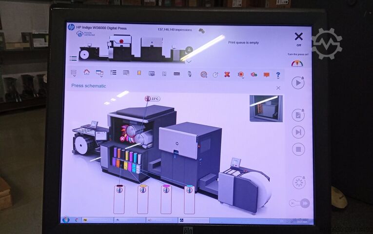 Digitaldruckmaschine HP Indigo R WS6000 Digital Press