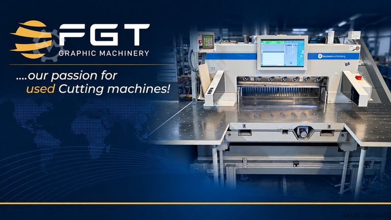 FGT Grapjhic Machinery - Cutting machine WOHLENBERG WB 92 TS with Peripheral Equipment