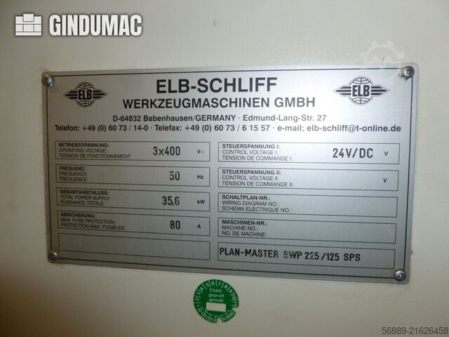 ELB SWP 225/125 SPS ELB-Schliff SWP 225/125 SPS